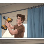 install curtains