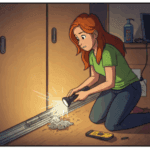 fix a closet door